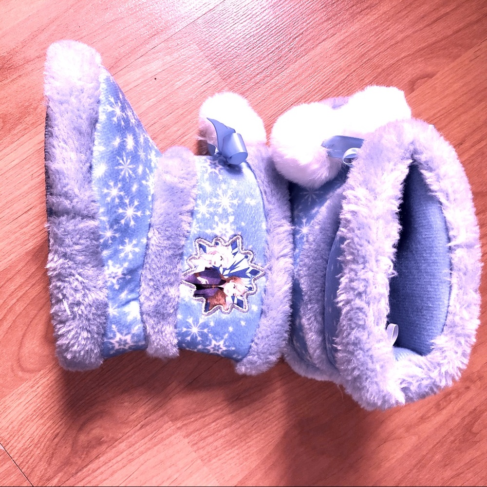 Toddler - Disney Frozen Boot Slippers - Sz 7/8